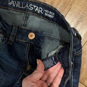 5/$10 vanilla star blue jeans size 0